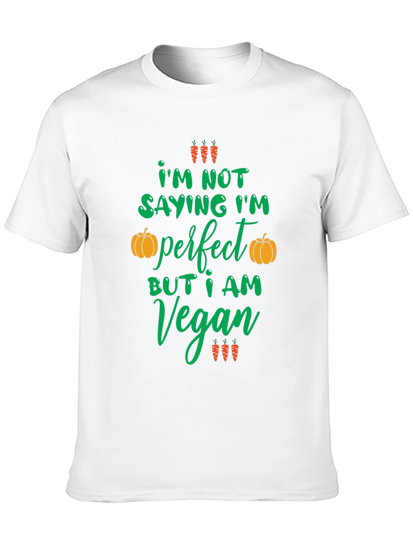 Vegan Statement Graphic Tee - Unisex Black T-Shirt
