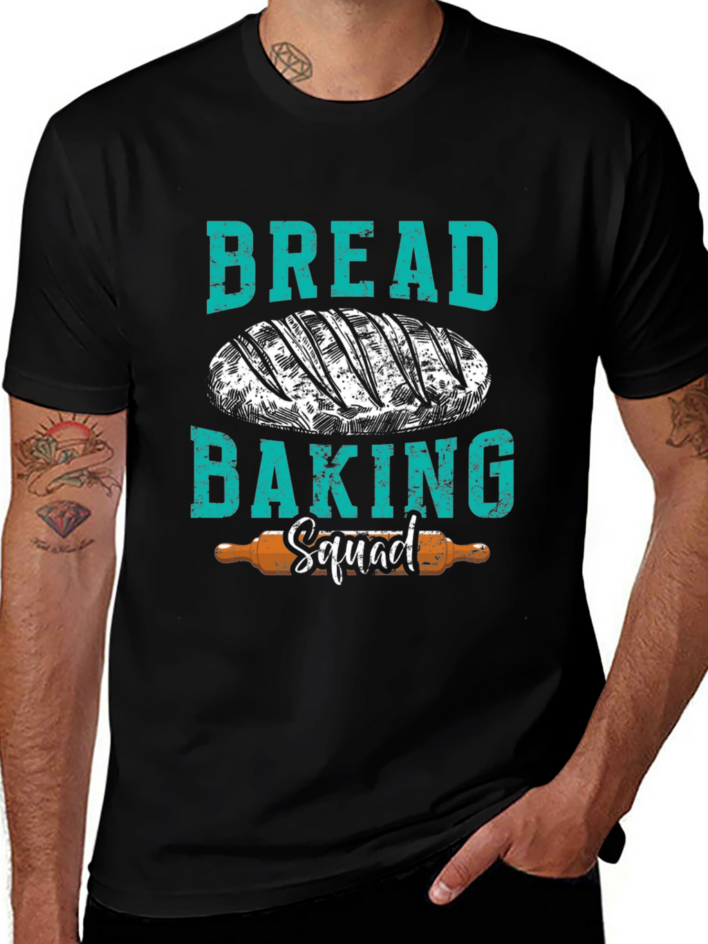 Bread Baking Squad Graphic T-Shirt