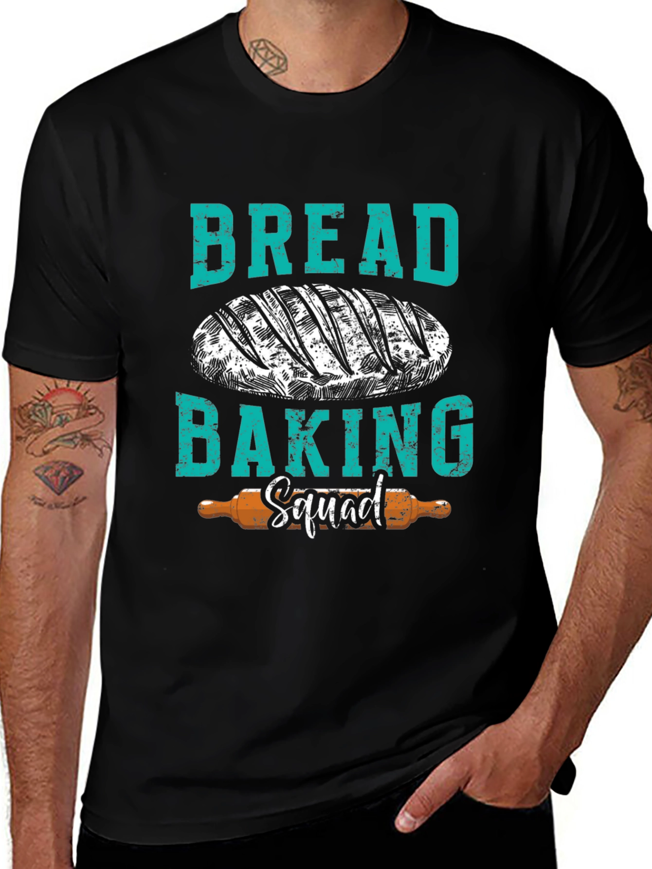 Bread Baking Squad Graphic T-Shirt