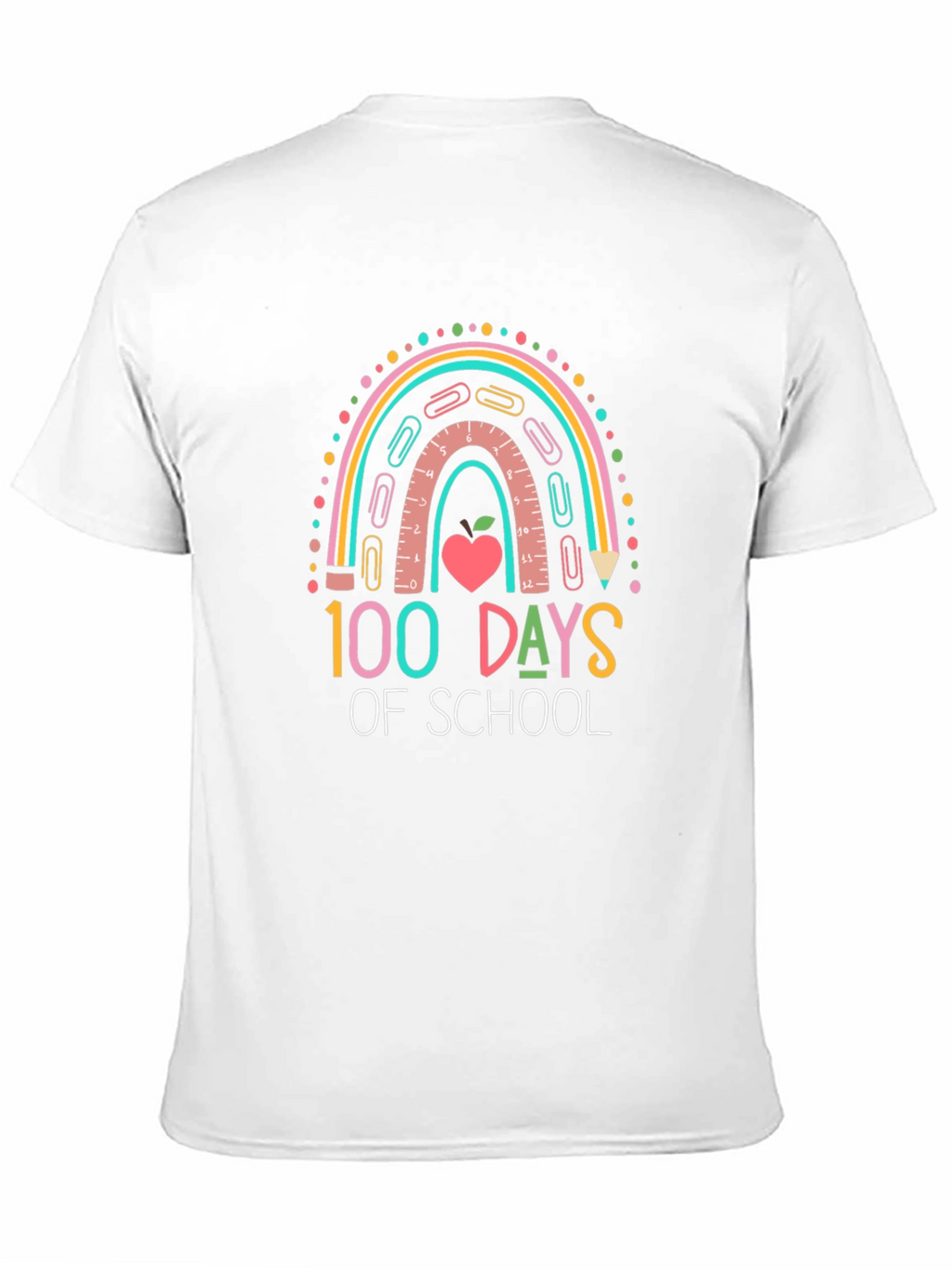 100 Days of School Rainbow T-Shirt