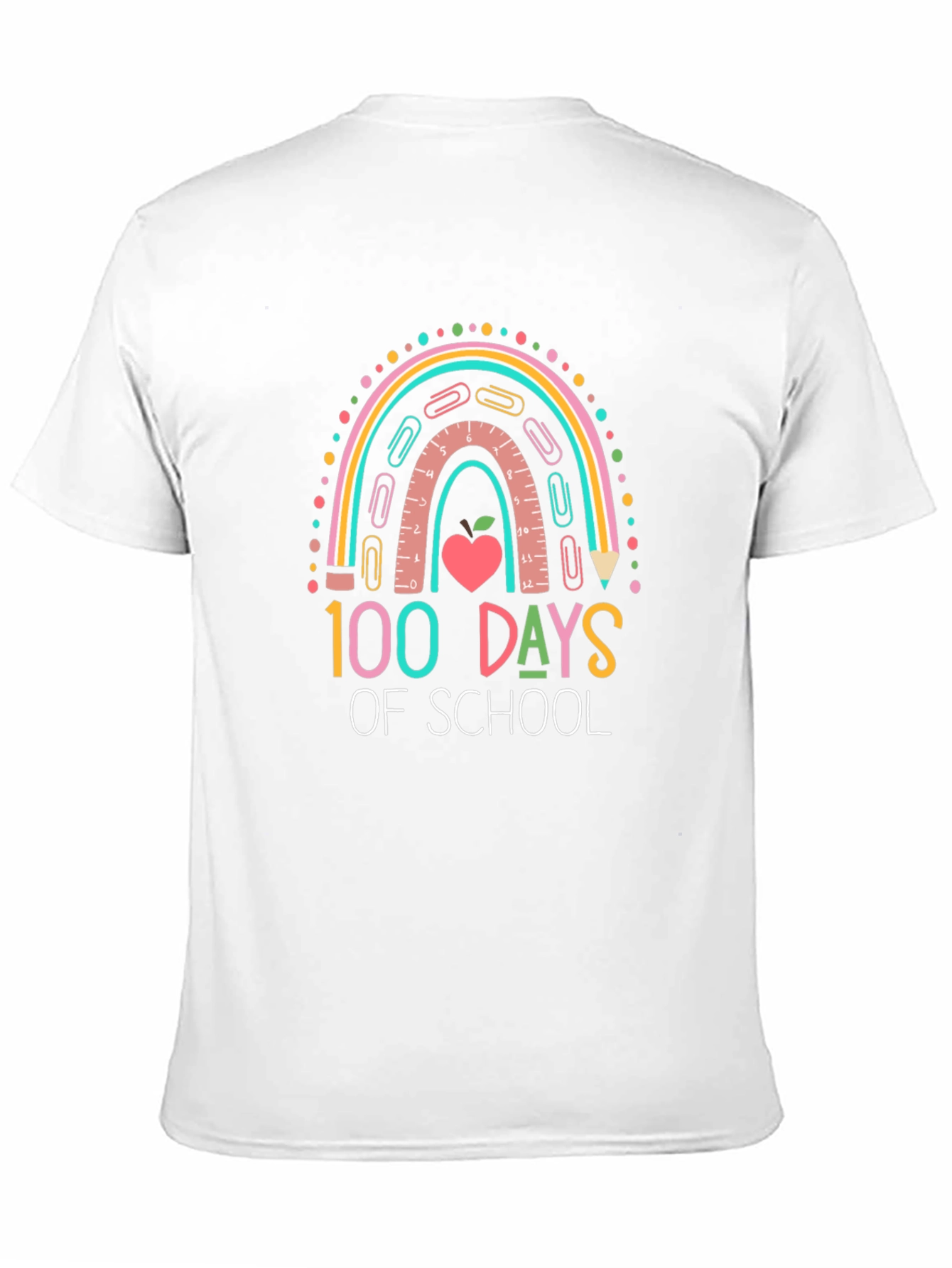100 Days of School Rainbow T-Shirt
