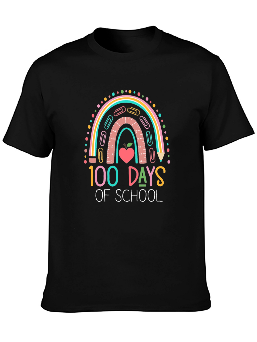 100 Days of School Rainbow T-Shirt