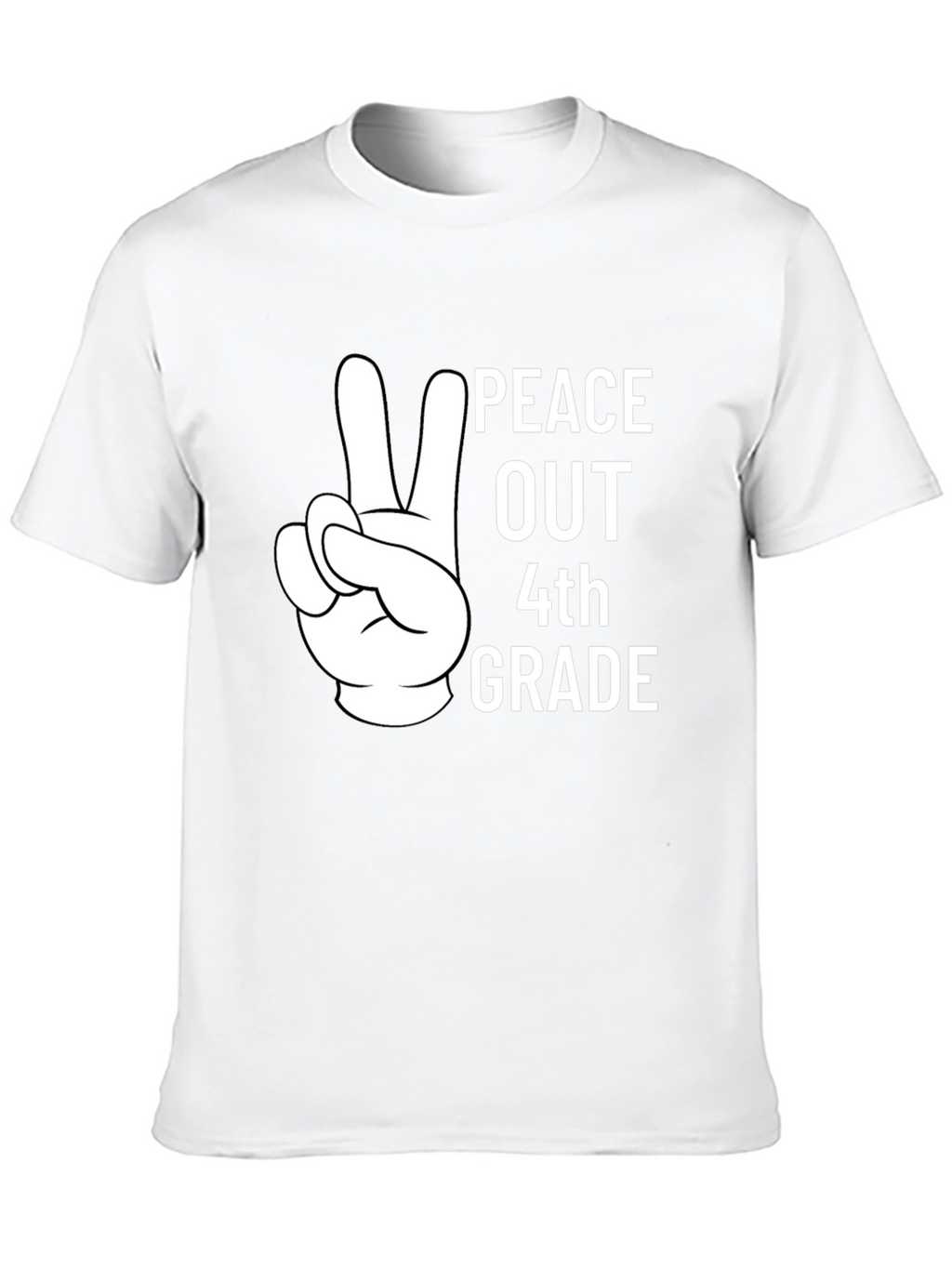 Peace Out 4th Grade T-Shirt