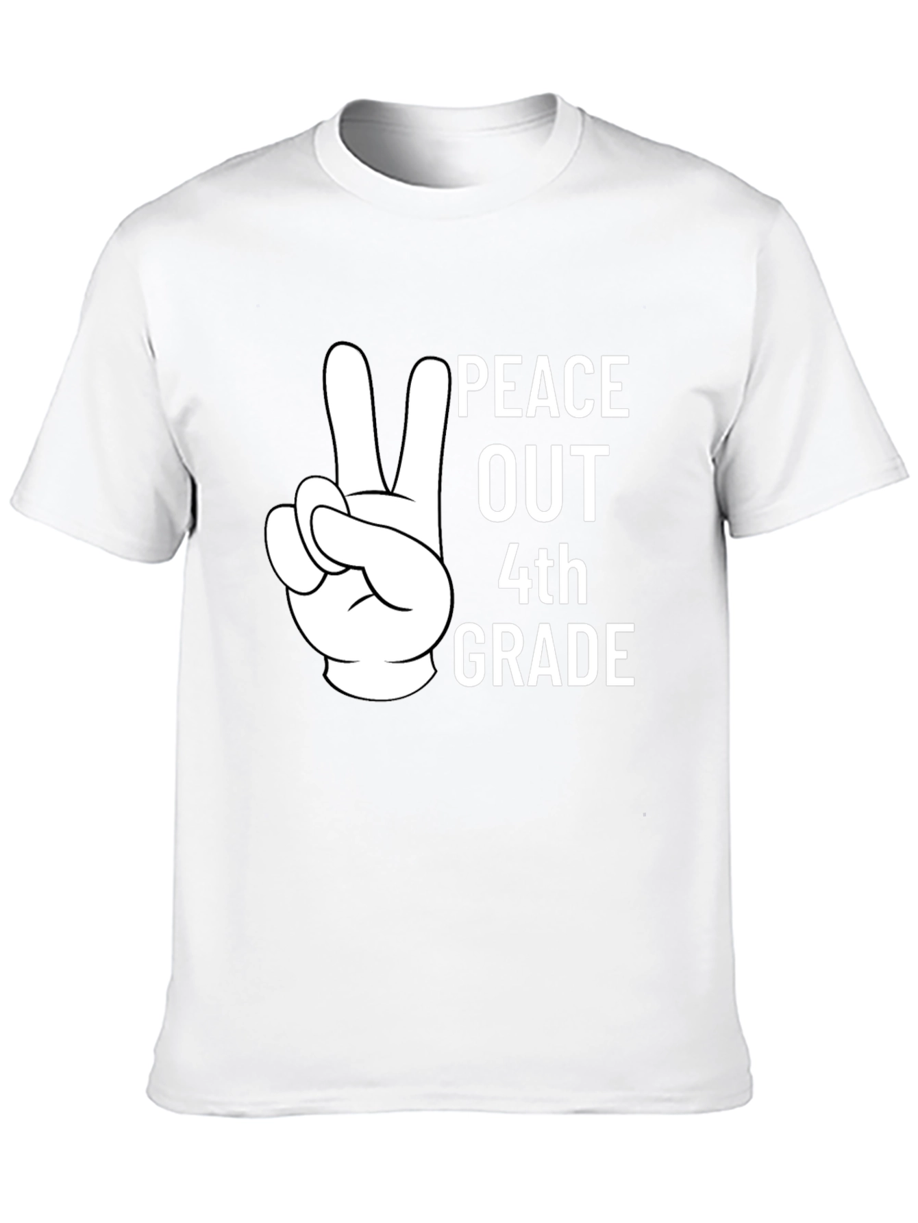 Peace Out 4th Grade T-Shirt