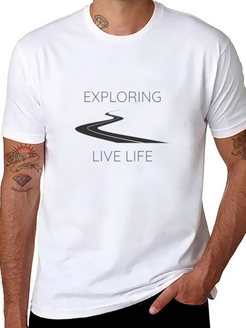Exploring Live Life Graphic Tee