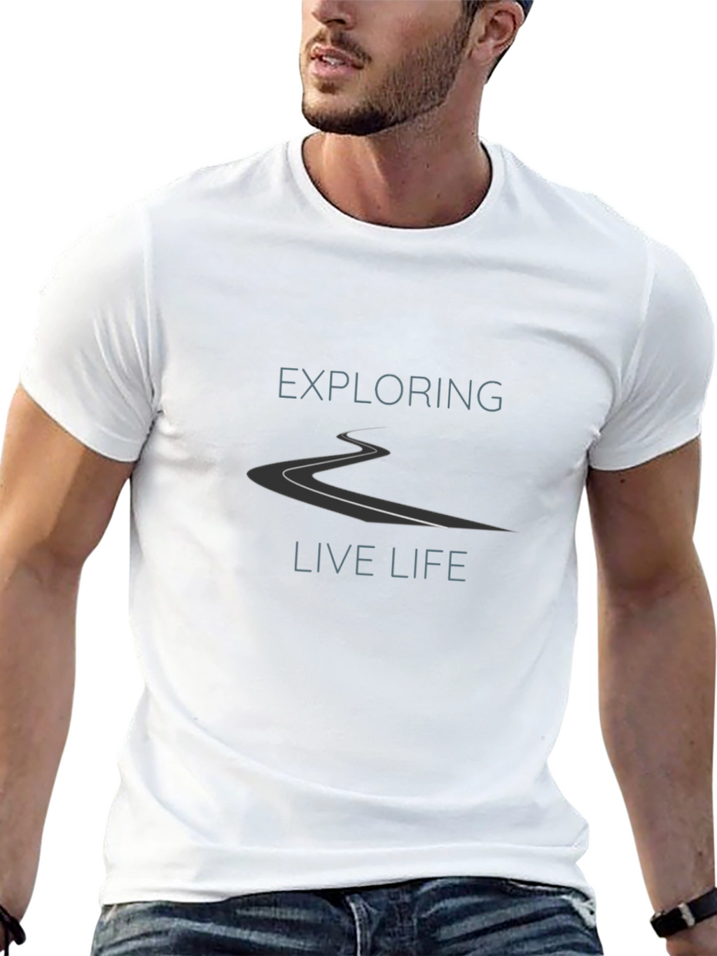 Exploring Live Life Graphic Tee