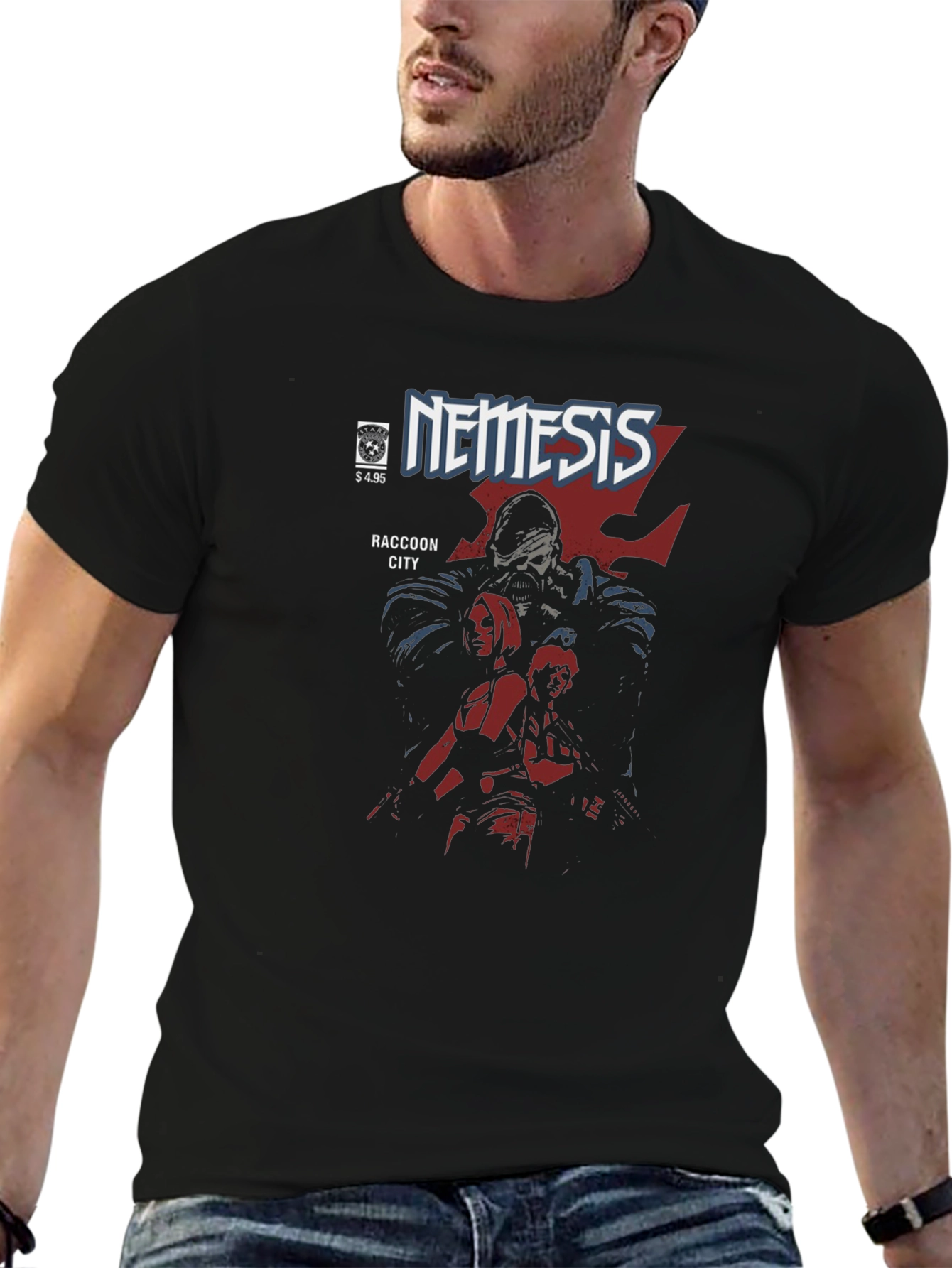 Nemesis Raccoon City Comic Book T-Shirt