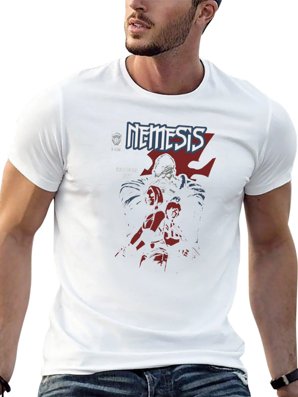 Nemesis Raccoon City Comic Book T-Shirt