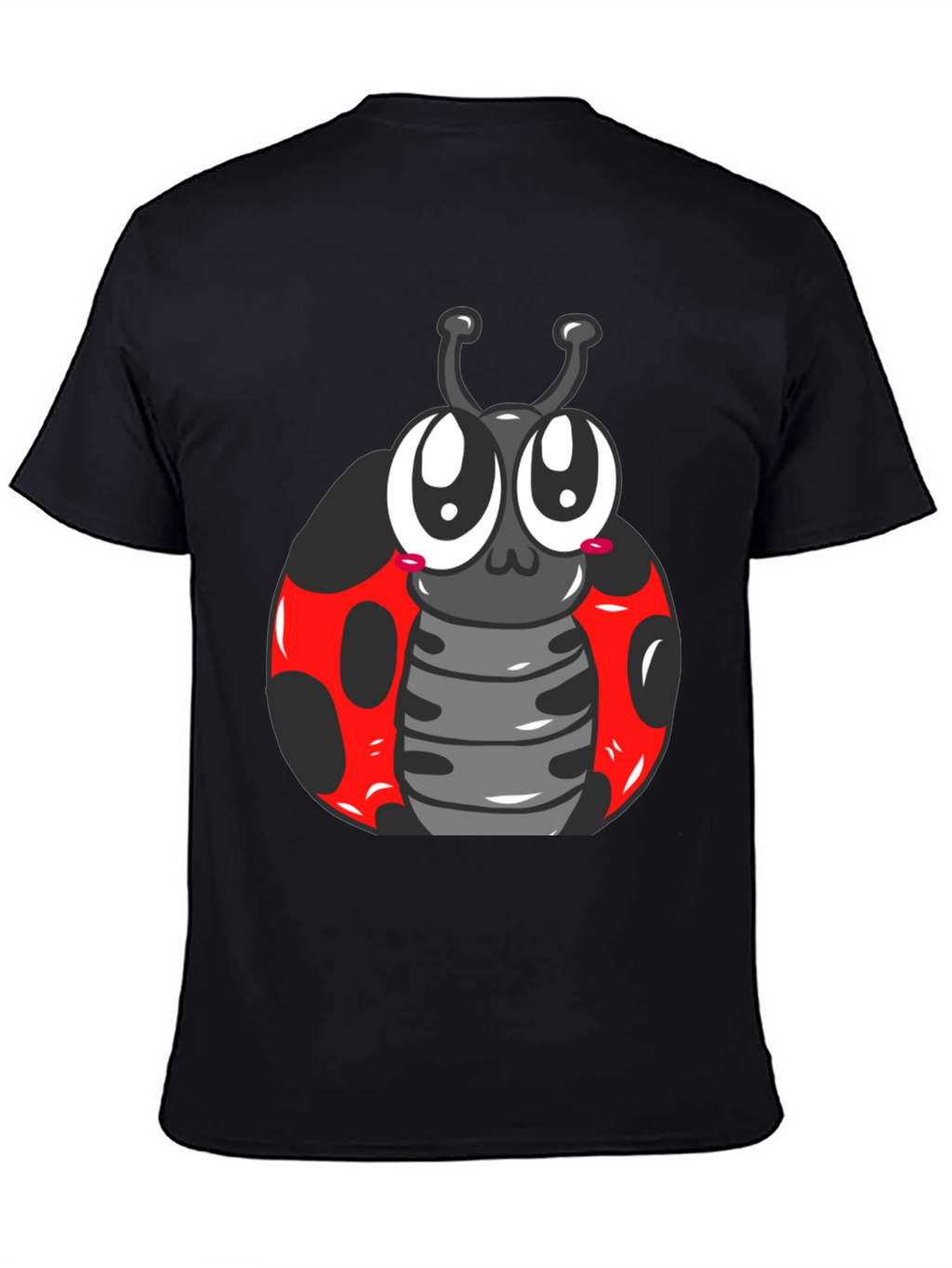 Ladybug Graphic Tee - Cute Cartoon Bug Shirt