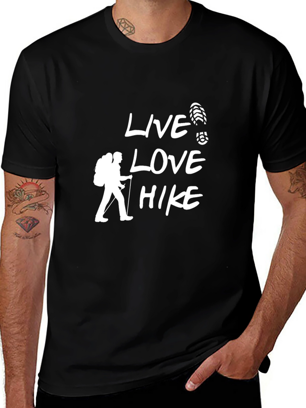 Live Love Hike Graphic Tee - Adventure Ready