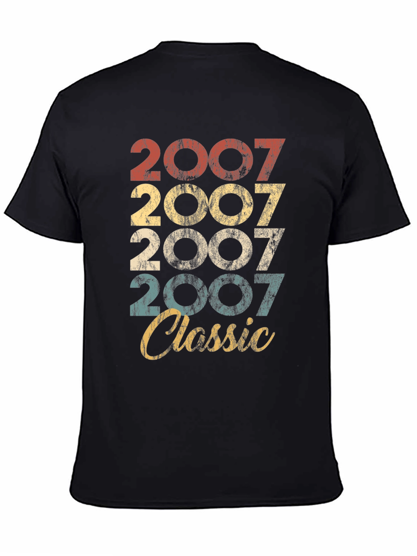 Vintage 2007 Classic Retro Style T-Shirt