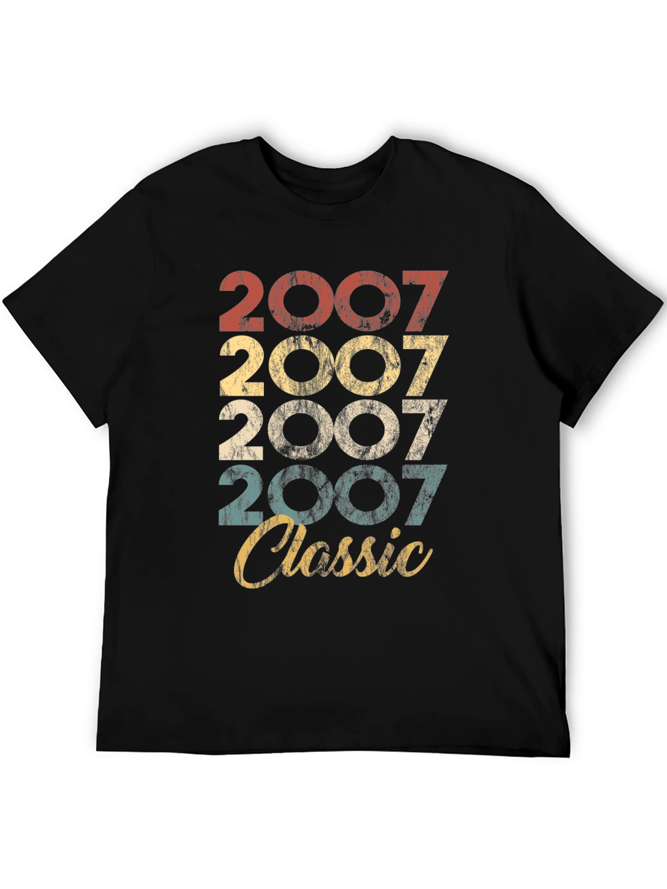 Vintage 2007 Classic Retro Style T-Shirt