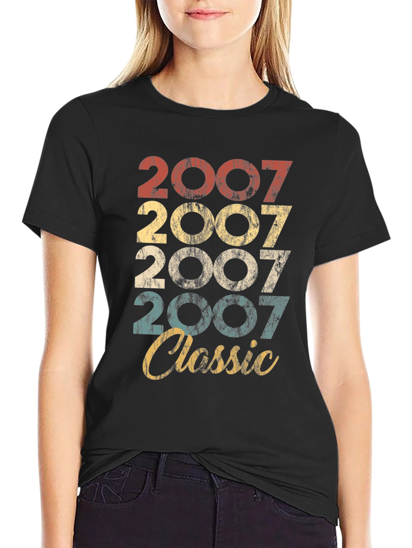 Vintage 2007 Classic Retro Style T-Shirt
