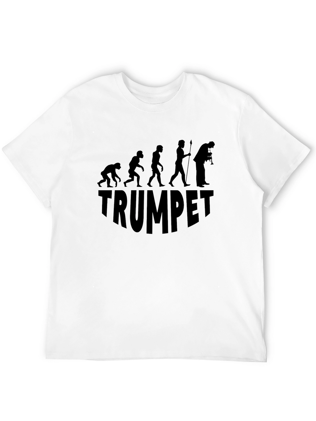 Evolution of Trumpet Black Graphic Tee