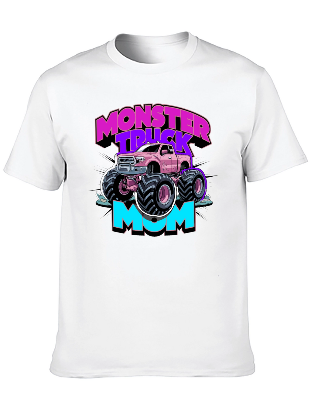 Monster Truck Mom Graphic T-Shirt