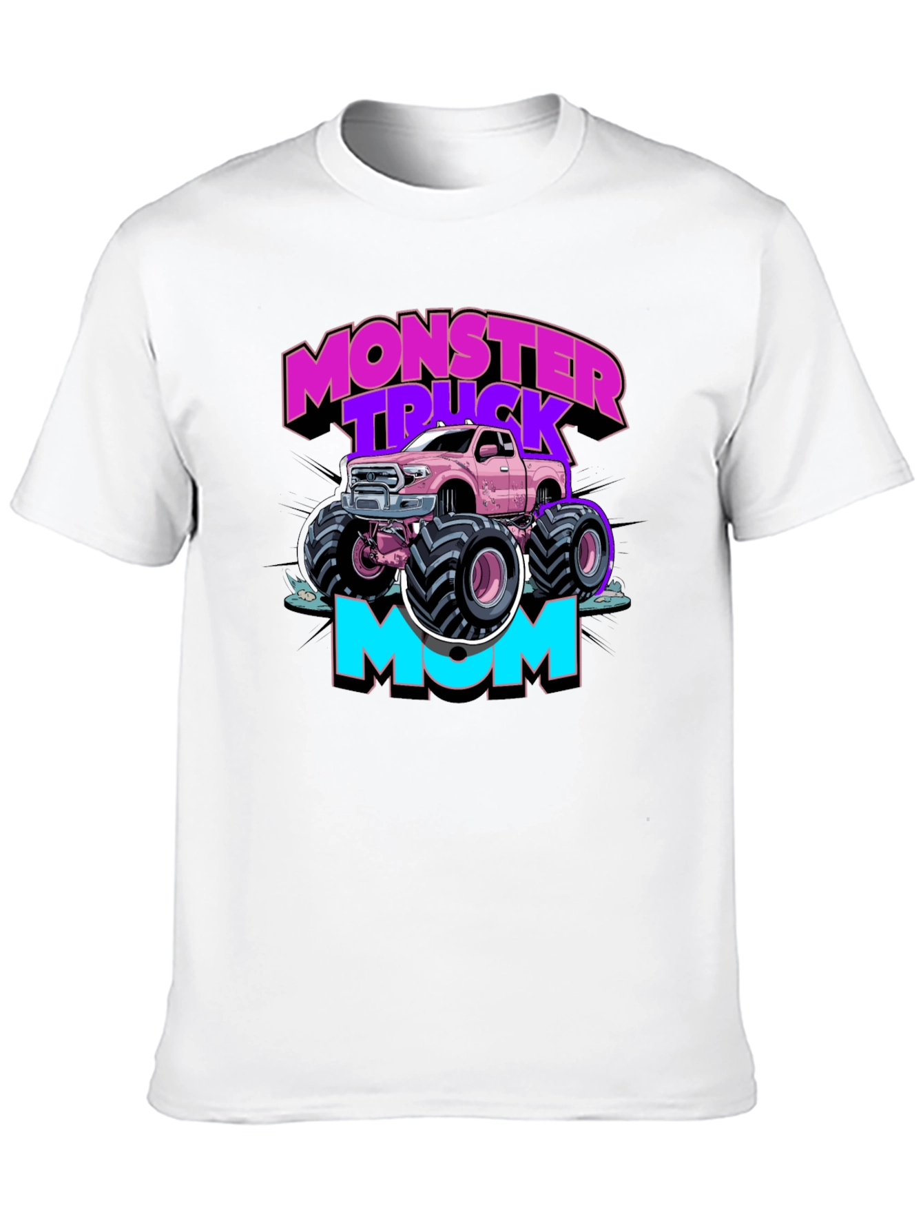 Monster Truck Mom Graphic T-Shirt