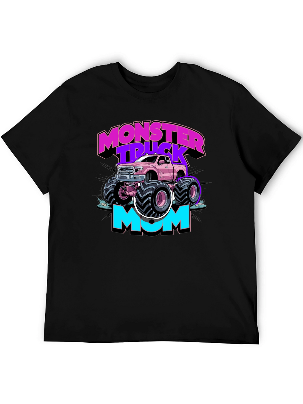 Monster Truck Mom Graphic T-Shirt