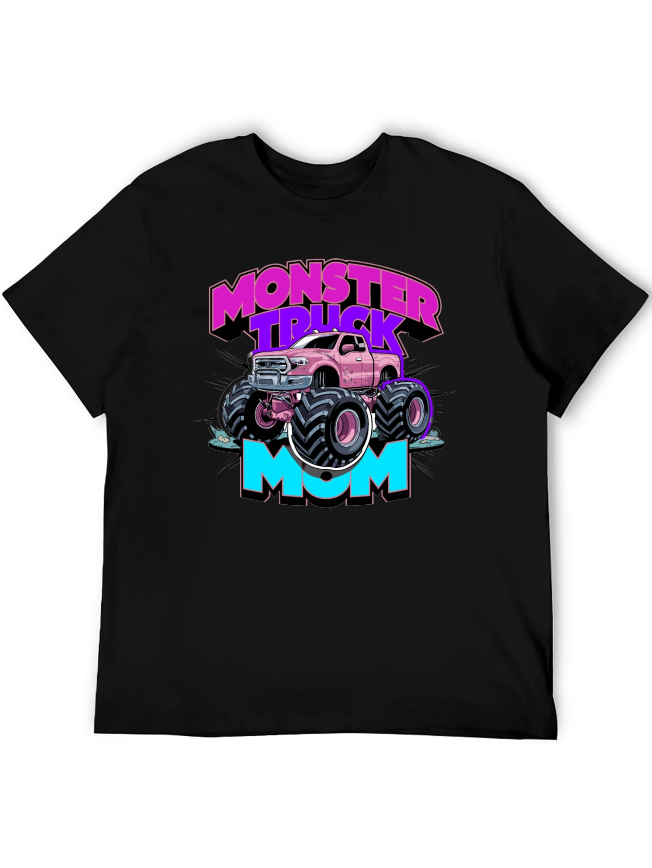 Monster Truck Mom Graphic T-Shirt