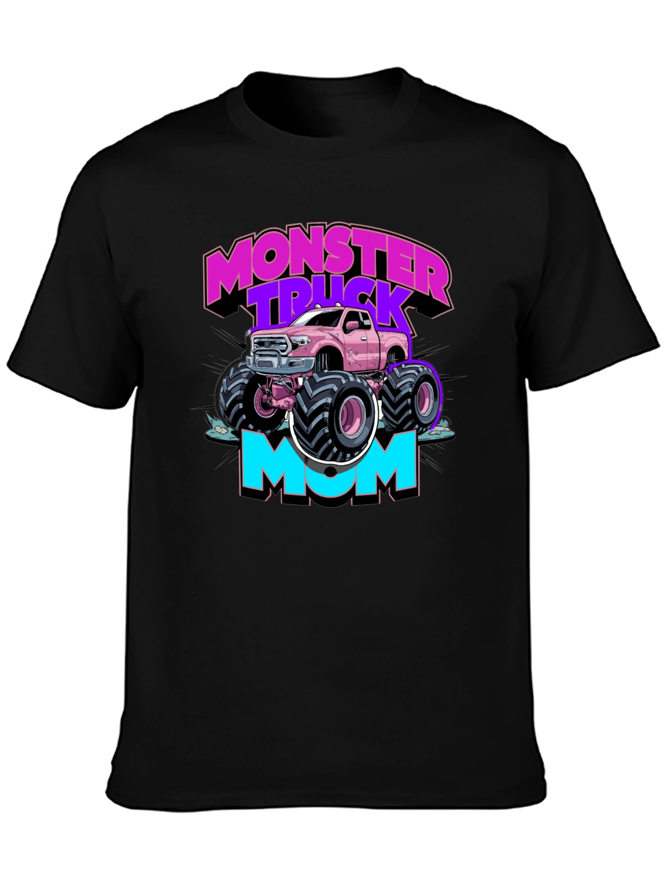 Monster Truck Mom Graphic T-Shirt