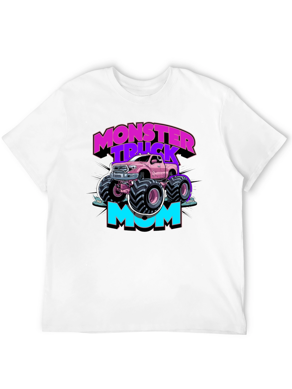 Monster Truck Mom Graphic T-Shirt