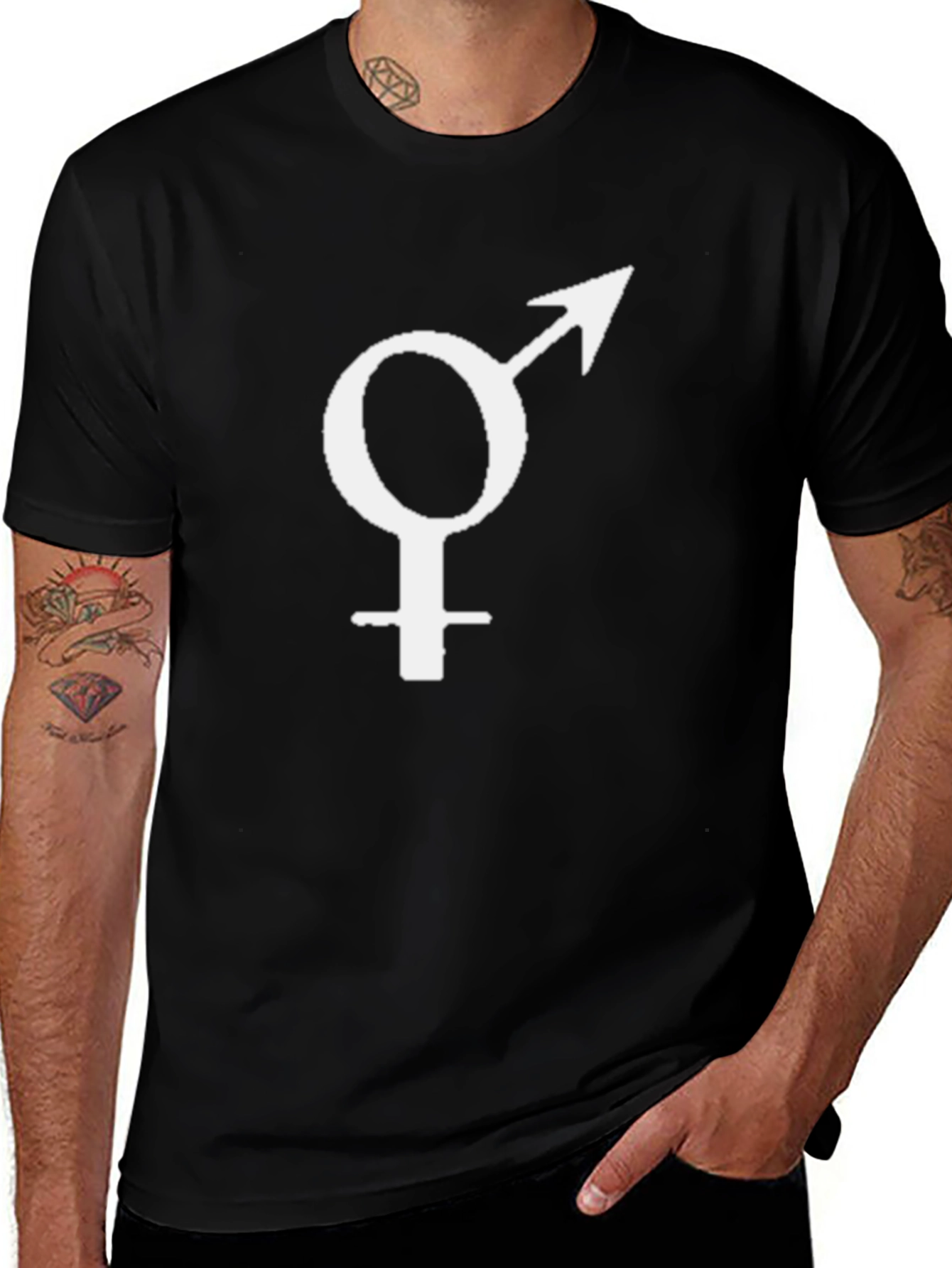 Genderfluid Symbol Graphic T-Shirt