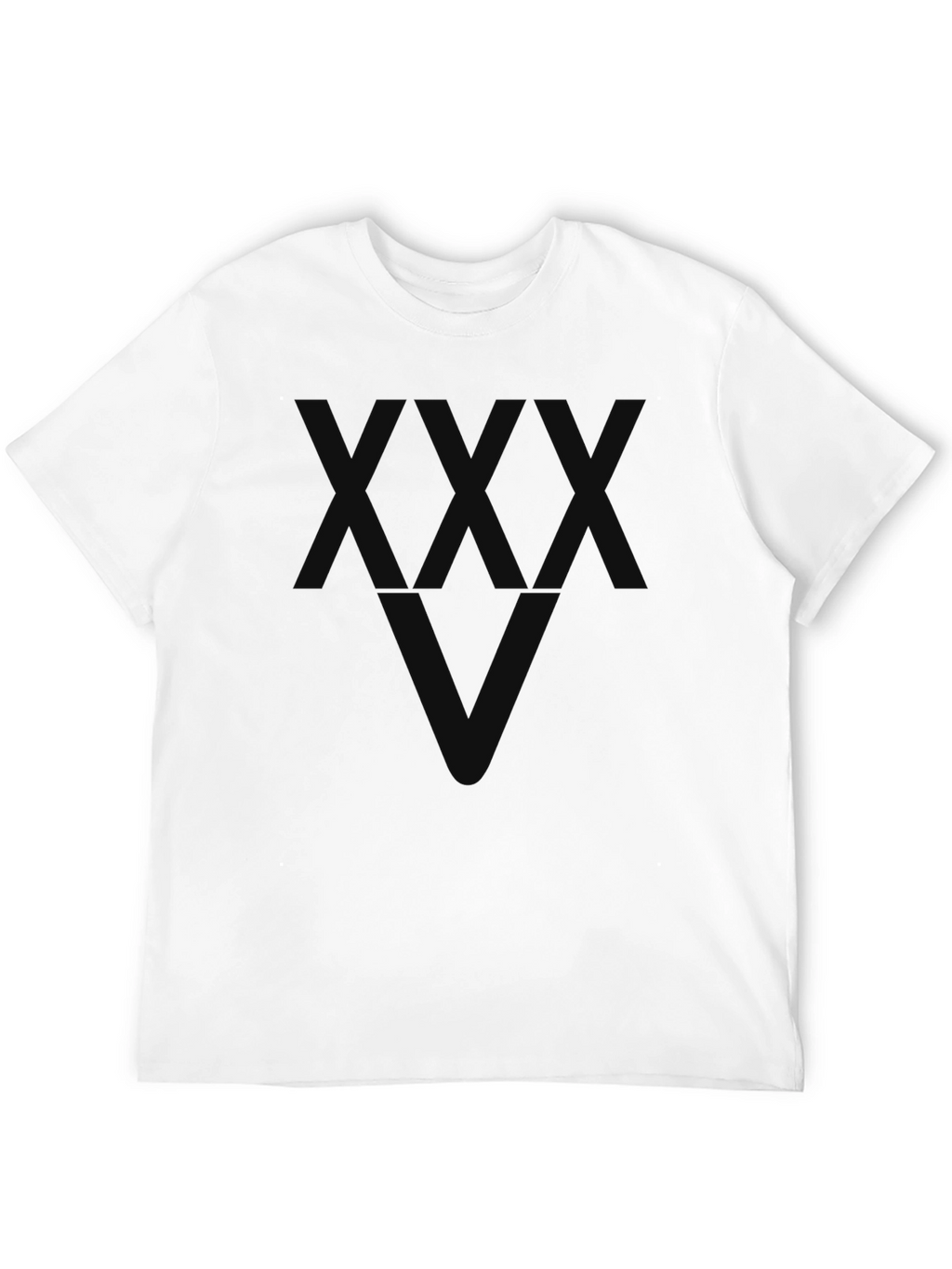 Mens Graphic Black T-Shirt - Geometric Design
