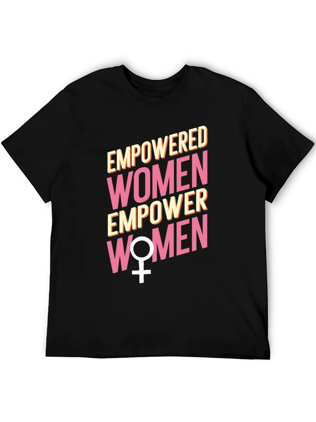 Empowered Women Graphic Tee - Black