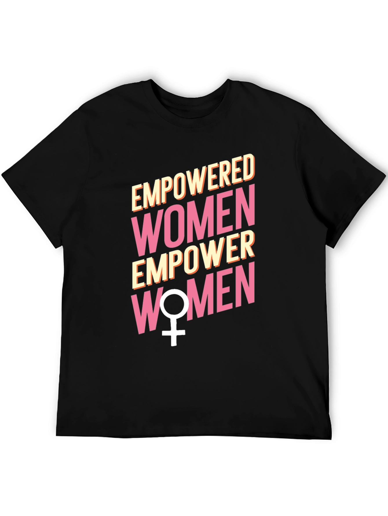 Empowered Women Graphic Tee - Black