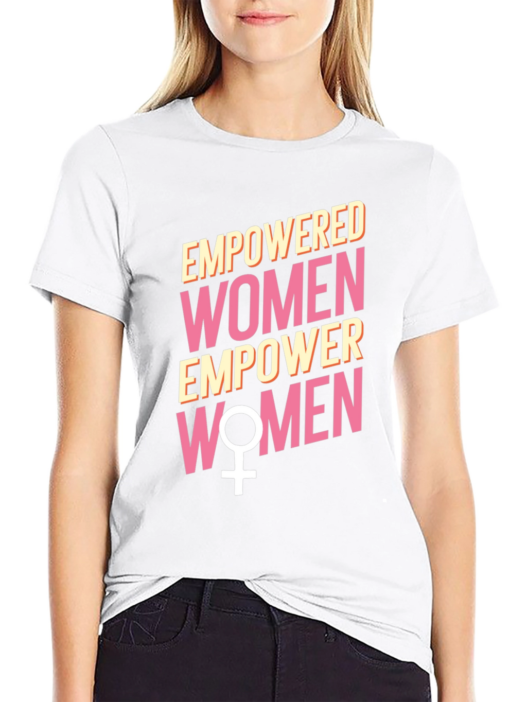 Empowered Women Graphic Tee - Black