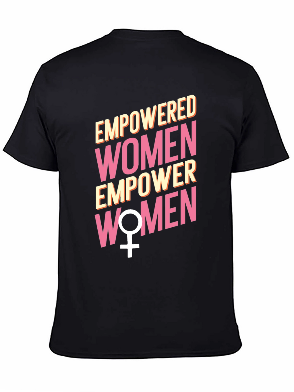 Empowered Women Graphic Tee - Black