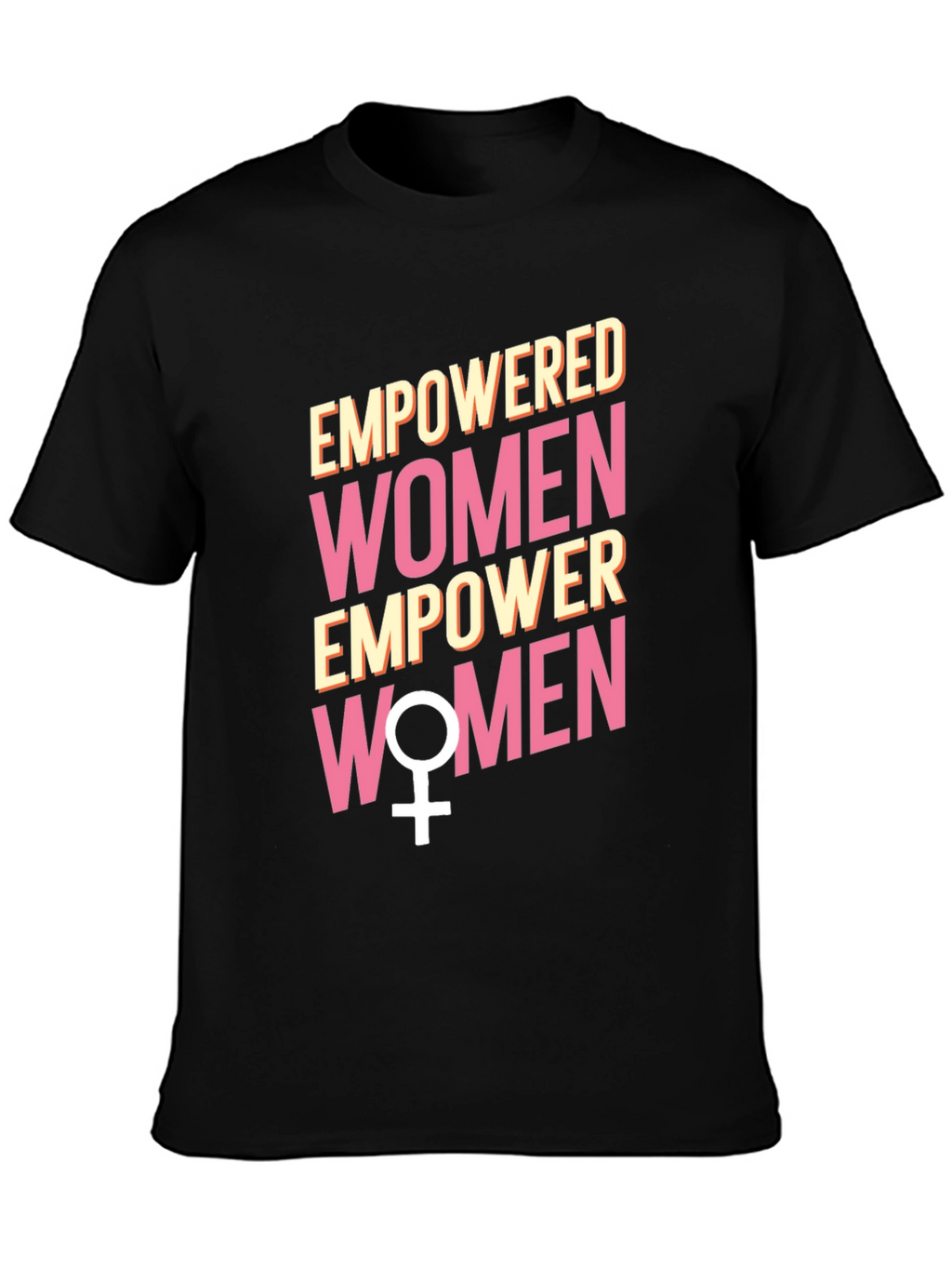 Empowered Women Graphic Tee - Black