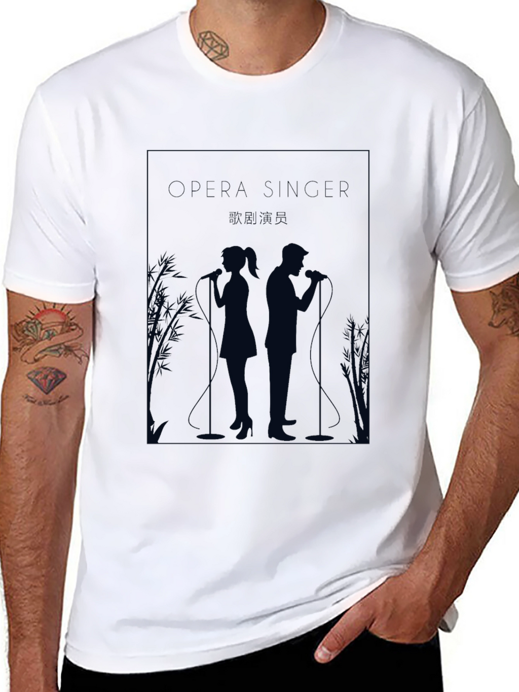 Opera Singer Graphic Tee - Stylish Unisex T-Shirt