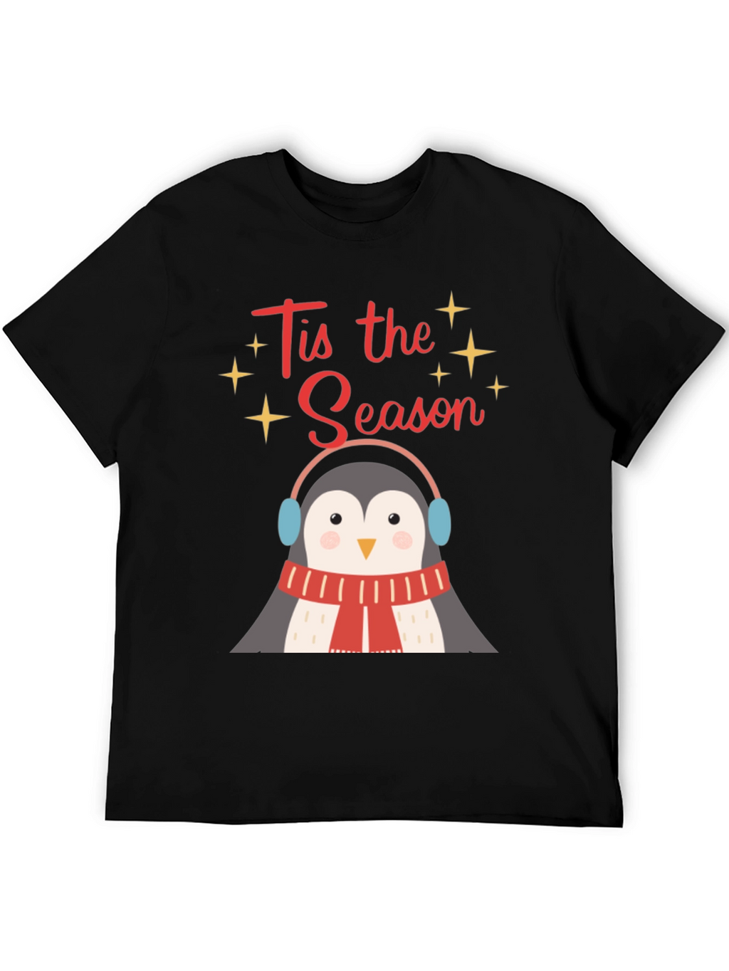Tis the Season Penguin Graphic Tee