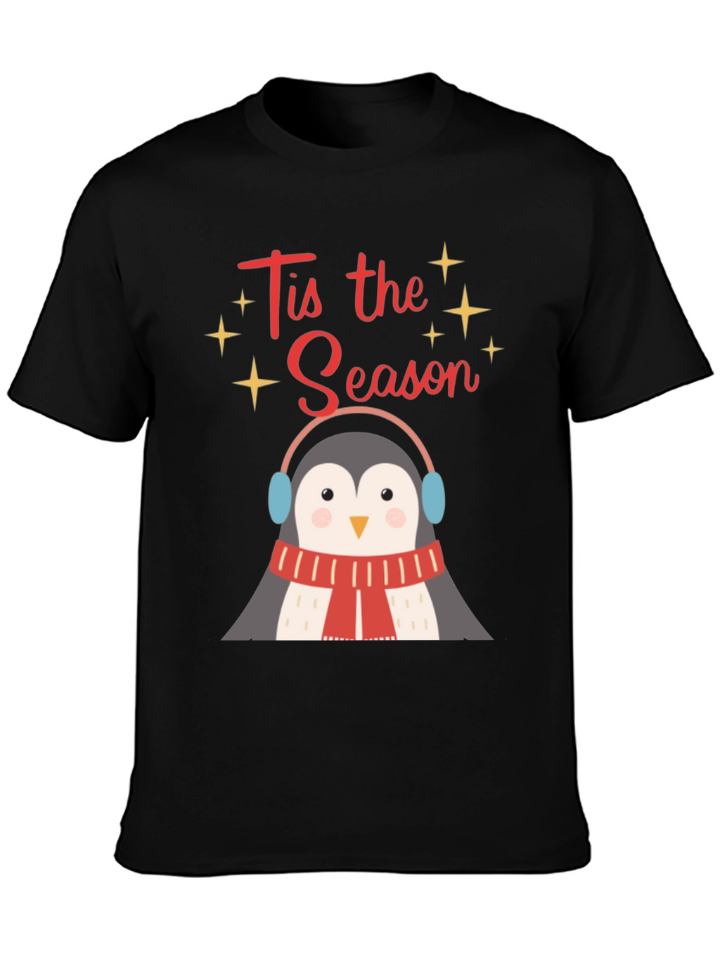 Tis the Season Penguin Graphic Tee