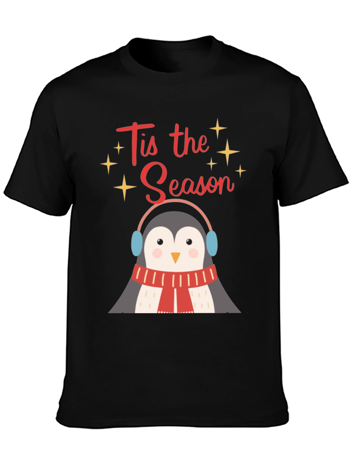 Tis the Season Penguin Graphic Tee