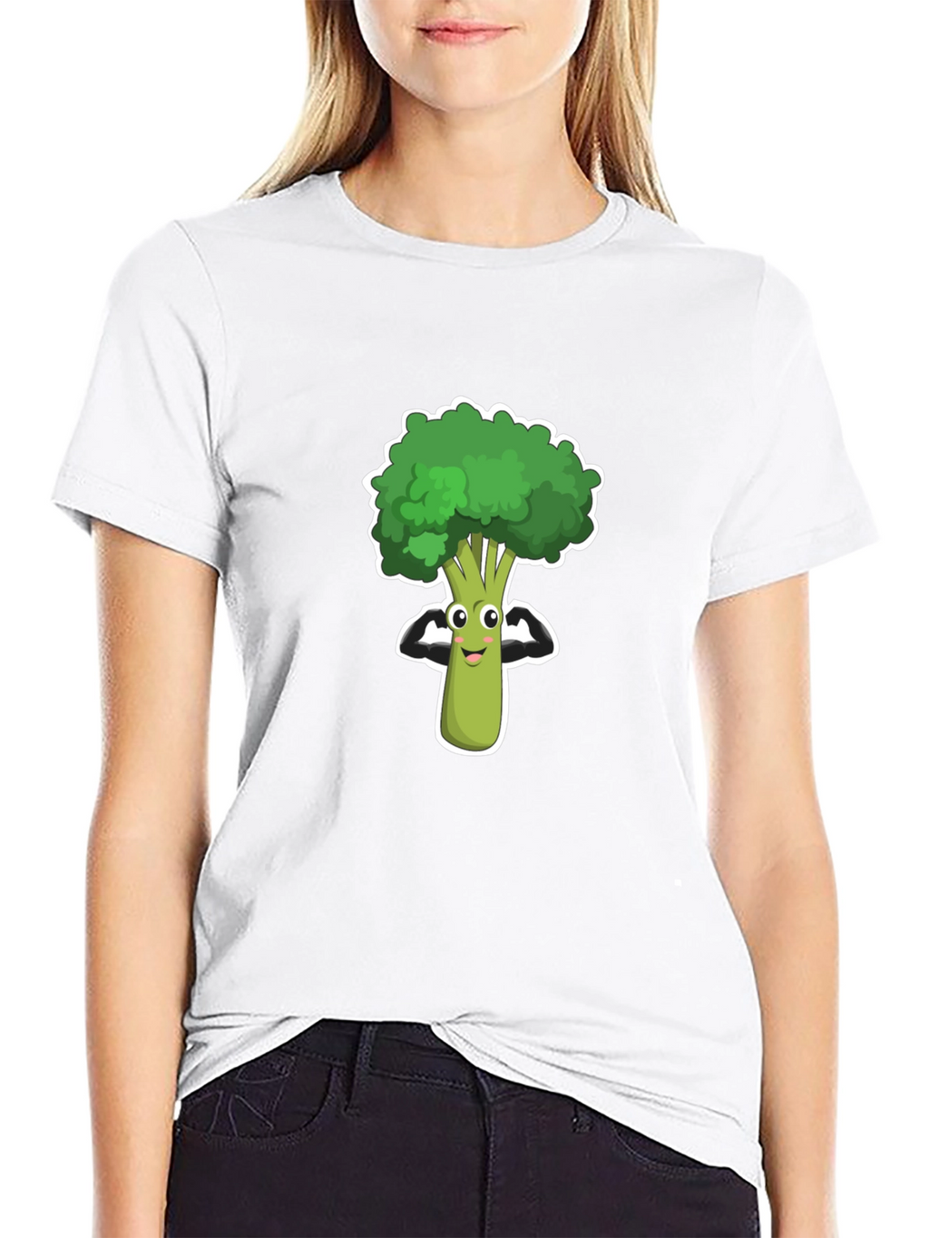 Broccoli Muscle T-Shirt - Healthy Vegan Power!