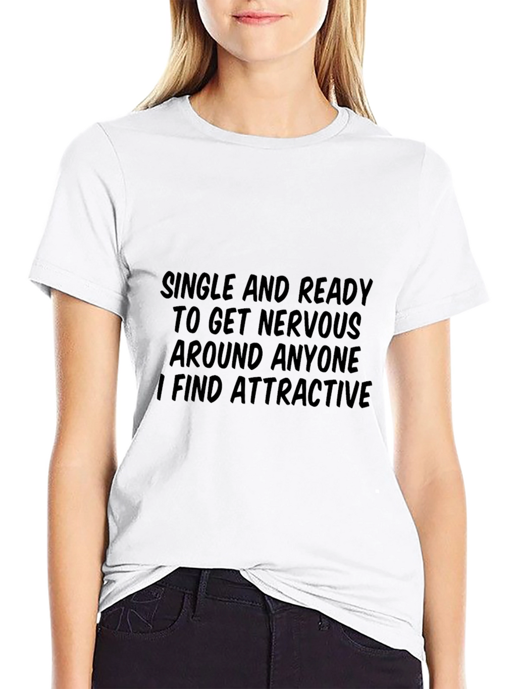 Single and Ready T-Shirt Funny Humor Dating Tee