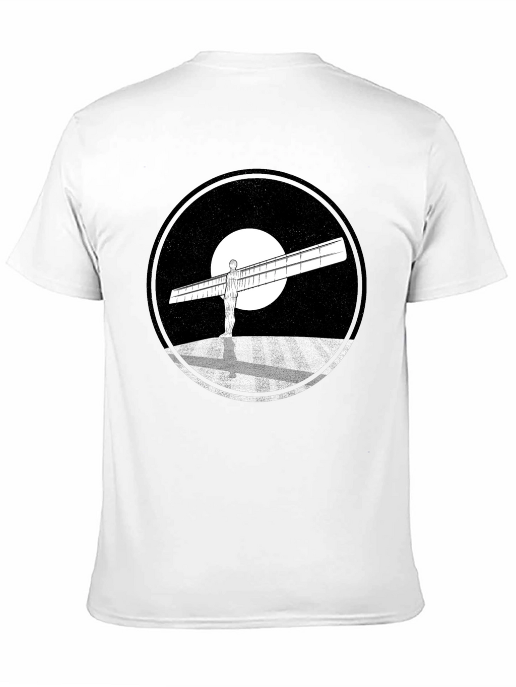 Angel of the North Graphic Tee - Black