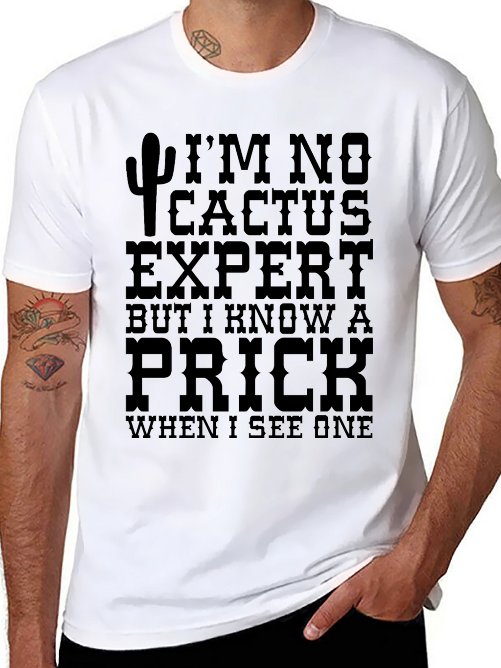 Im No Cactus Expert Mens Graphic Tee