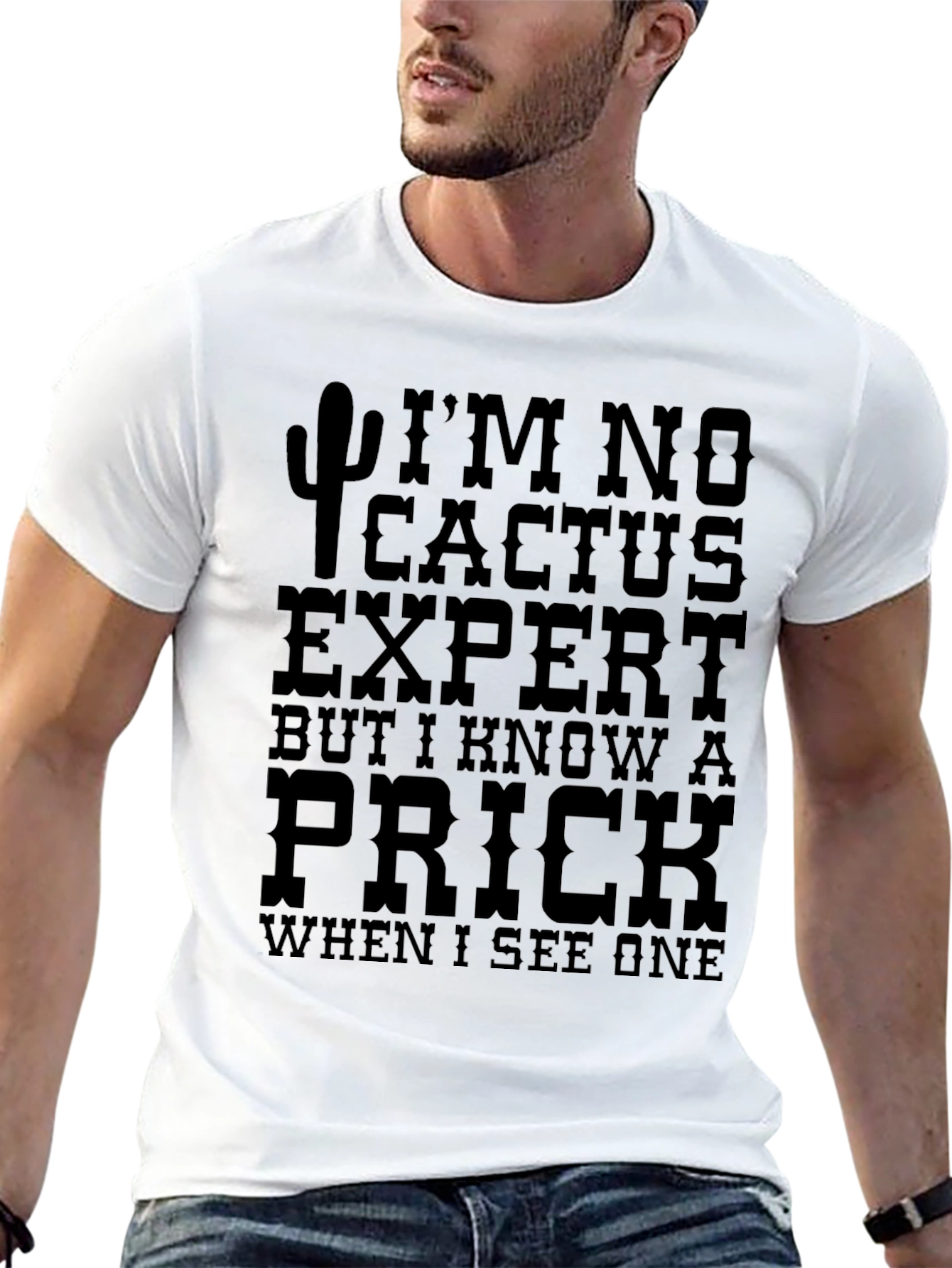 Im No Cactus Expert Mens Graphic Tee