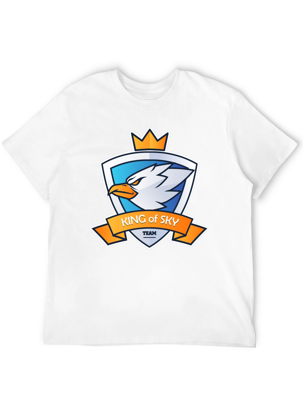 King of Sky Team Black Graphic T-Shirt