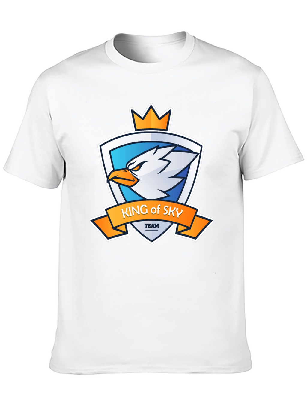 King of Sky Team Black Graphic T-Shirt