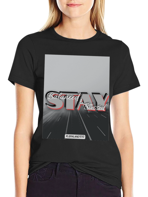 Balanced and Blessed Black Tee