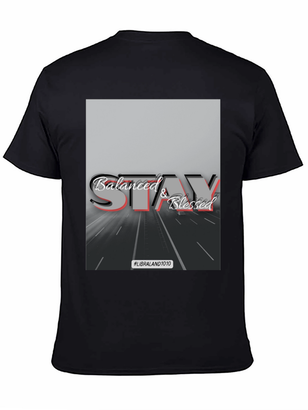 Balanced and Blessed Black Tee