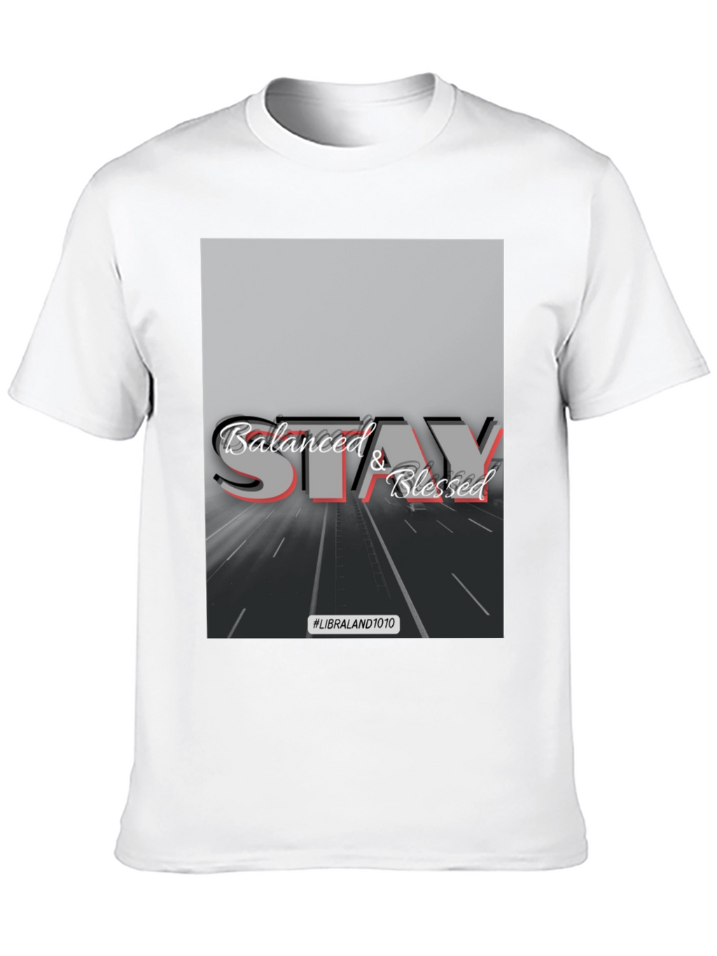 Balanced and Blessed Black Tee