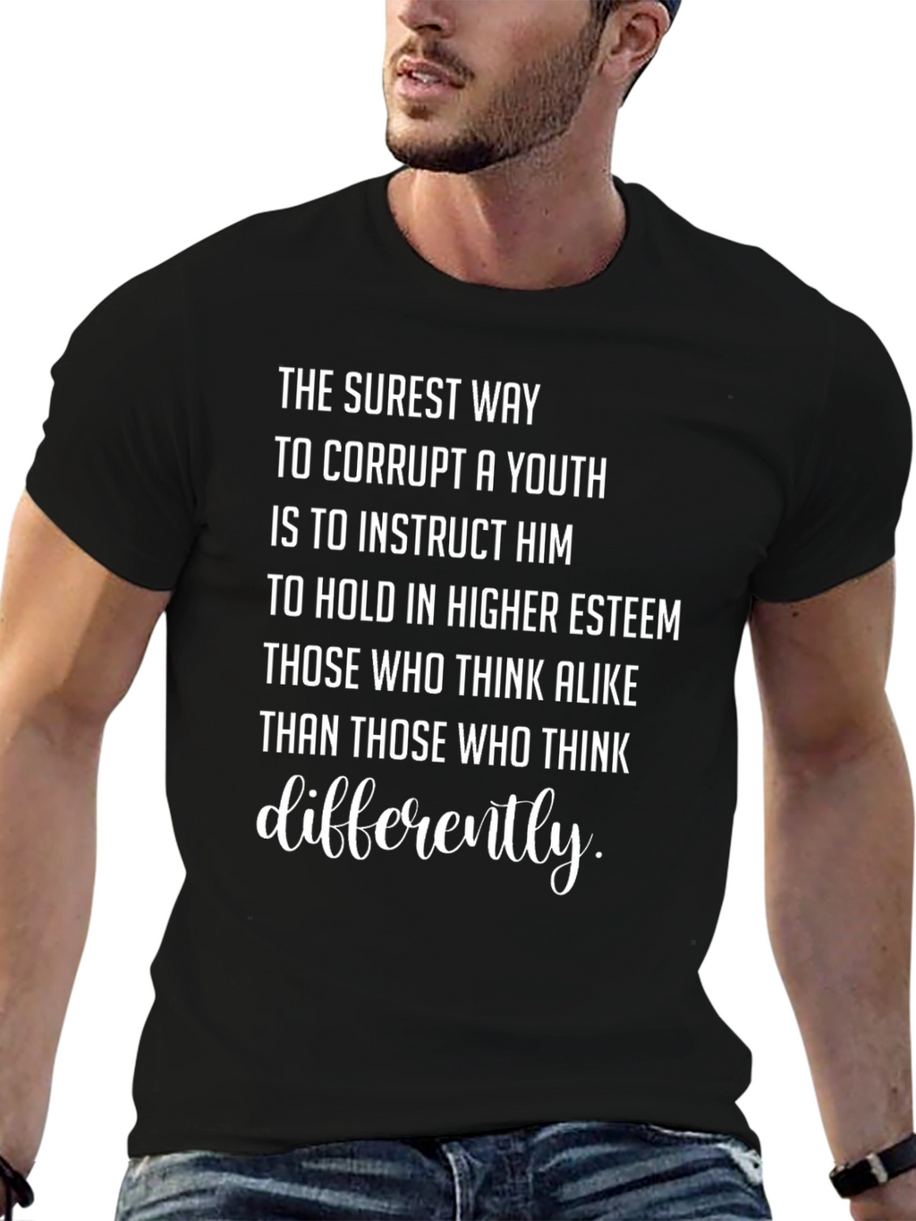 The Surest Way Slogan Graphic Tee