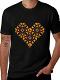Pixel Heart Black T-Shirt - Unique Graphic Tee