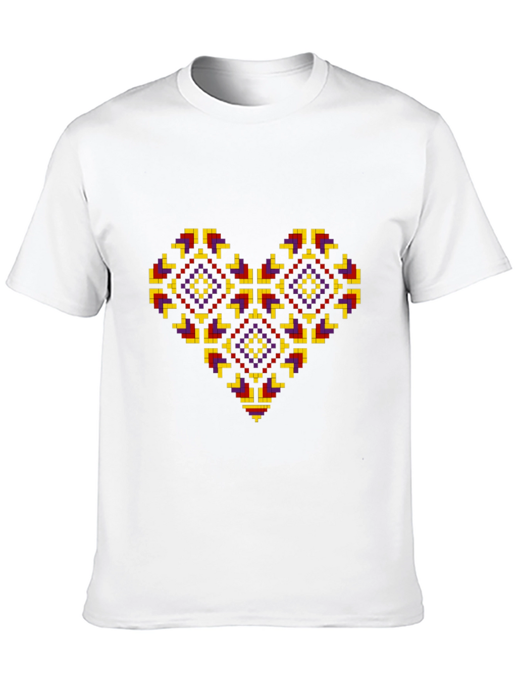 Pixel Heart Black T-Shirt - Unique Graphic Tee