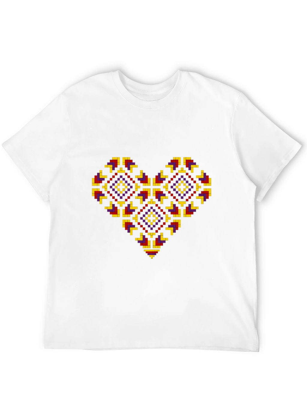 Pixel Heart Black T-Shirt - Unique Graphic Tee
