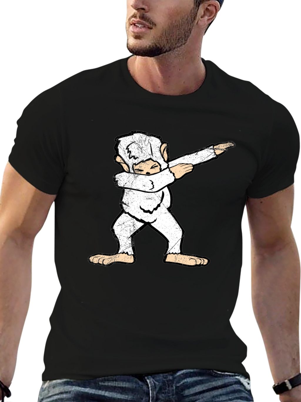 Dabbing Bigfoot Graphic Tee